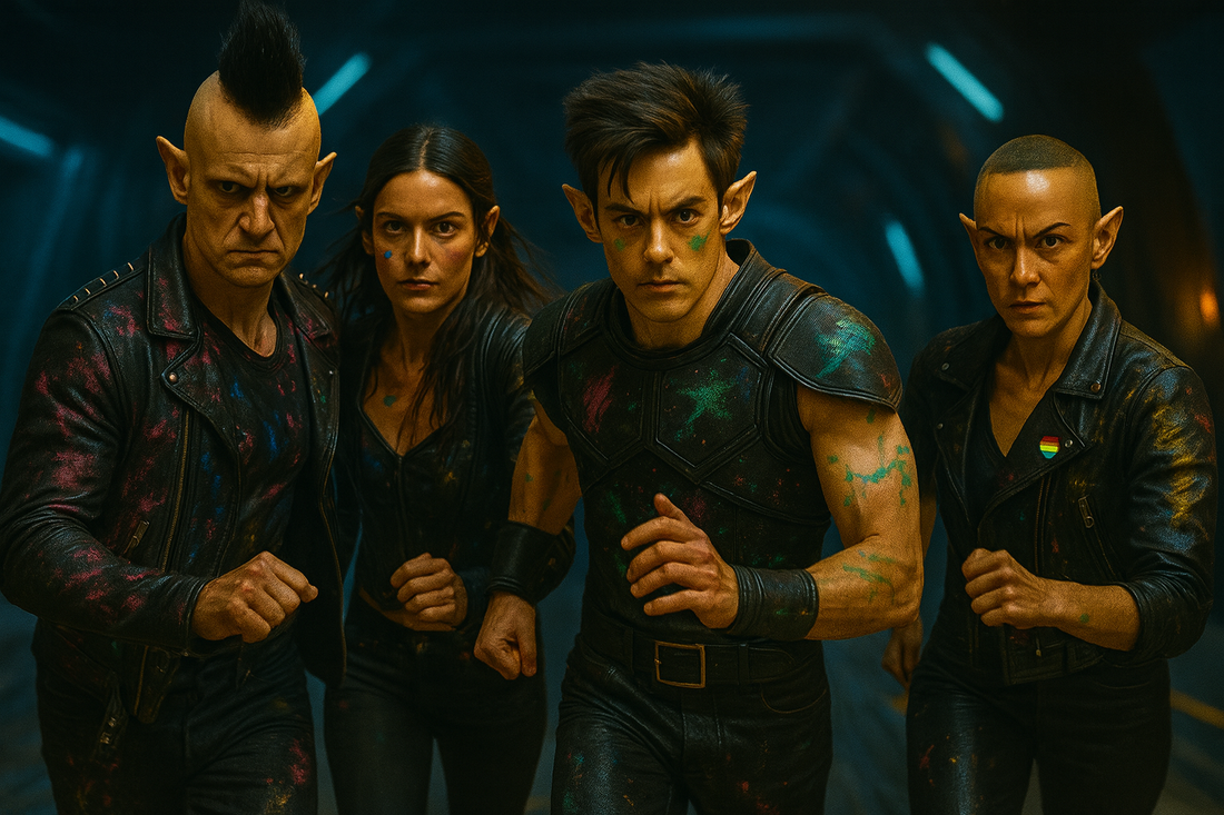 “the ELVES were HERE”: Inside the Punk Rebellion Tagging a Machine-God Empire