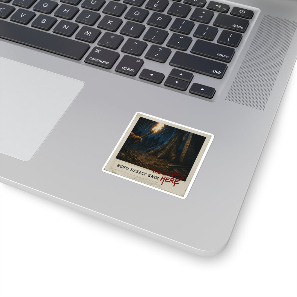 Gaming-Themed Square Stickers for Adventurers, Perfect for Laptops, Journals, and Decorations, Great for Holiday Gifts