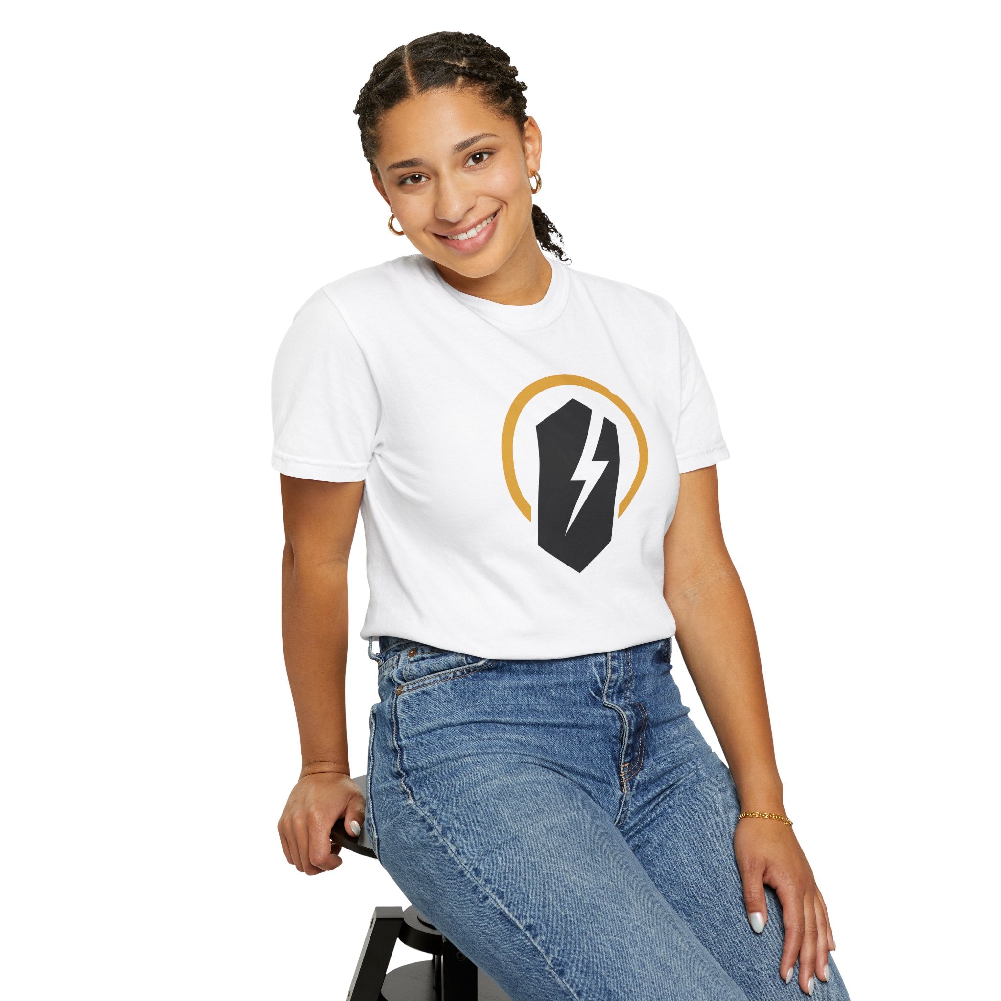 Vowbreaker inspired Electric Energy Unisex Garment-Dyed T-Shirt - Graphic Tee, Casual Wear, Gift for Him and Her, Summer Style, Unique Design