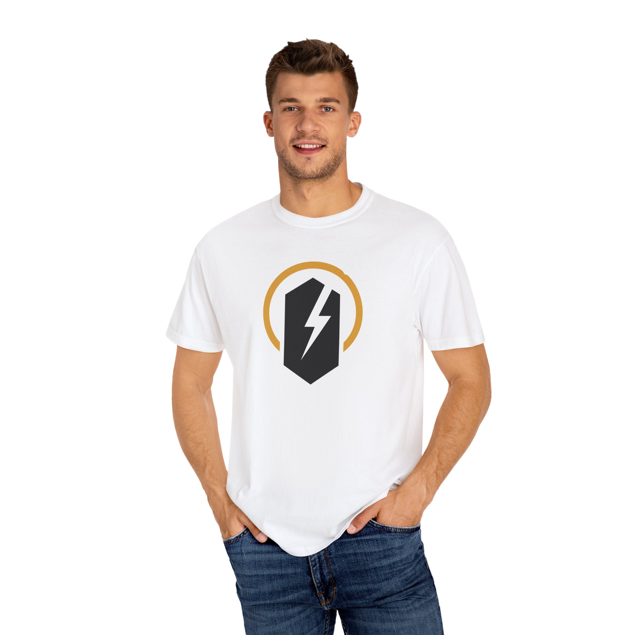Vowbreaker inspired Electric Energy Unisex Garment-Dyed T-Shirt - Graphic Tee, Casual Wear, Gift for Him and Her, Summer Style, Unique Design
