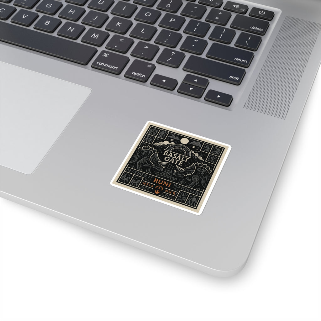 Rustic Square Stickers - Unique Art for Laptops, Scrapbooking, Gift Wrapping, Journals, and Home Decor